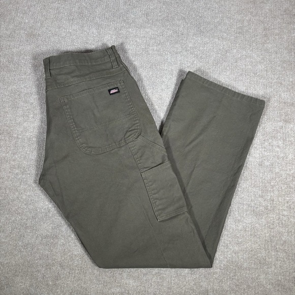 Dickies Pants Mens 36x34 Gray Relaxed Fit Heavyweight Duck Canvas Carpenter - Picture 1 of 12